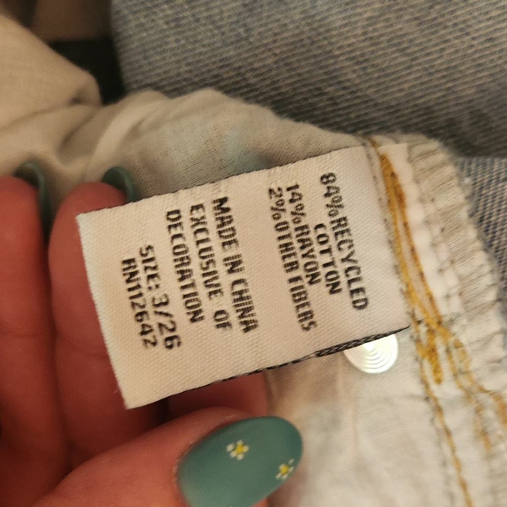Distressed Blue Jeans - Picture 4 of 4